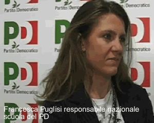 Francesca Puglisi responsabile nazionale scuola del PD